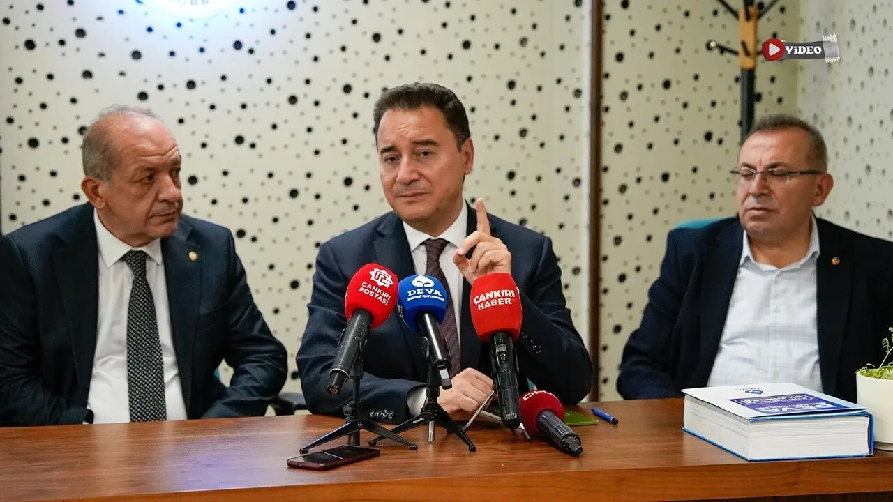 Ali Babacan Çankırı buluşmasında gelir adaletsizliğine tepki gösterdi