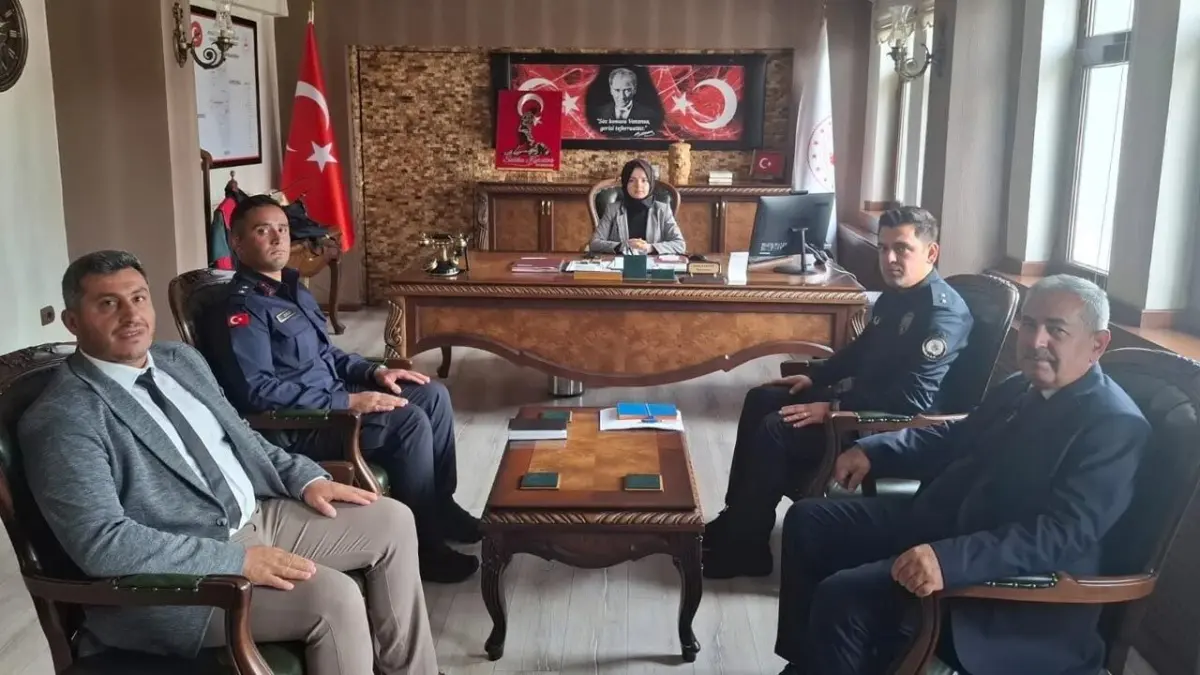 Atkaracalar'da okul güvenliği toplantısı yapıldı