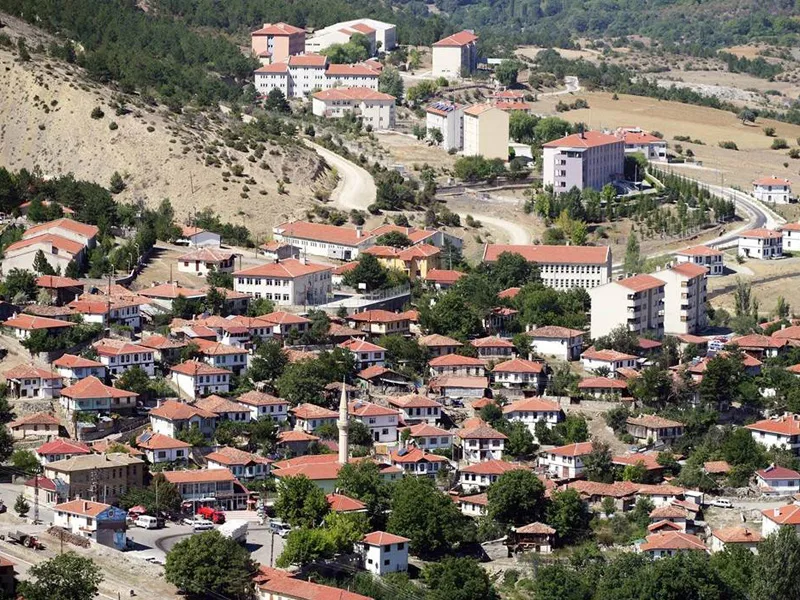Bayramören ilçe merkezinin görünümü