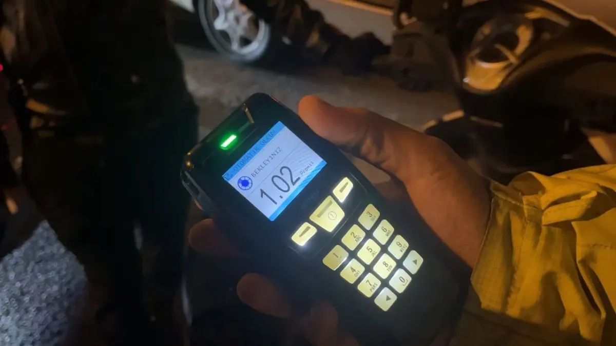 Bursa'da alkollü motosiklet sürücüsüne 235 bin lira ceza