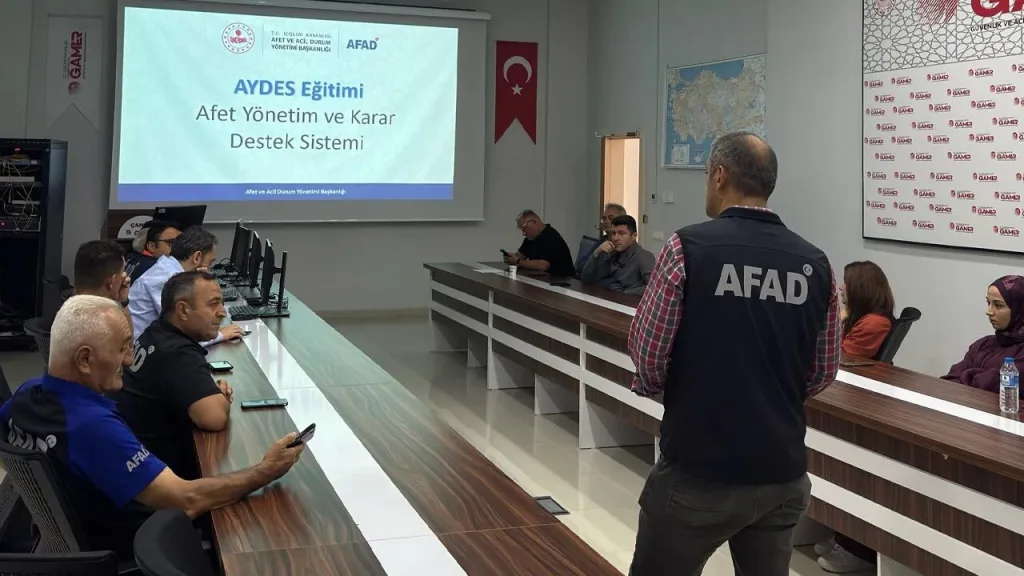 Çankırı AFAD personeline kapsamlı hizmet içi eğitim