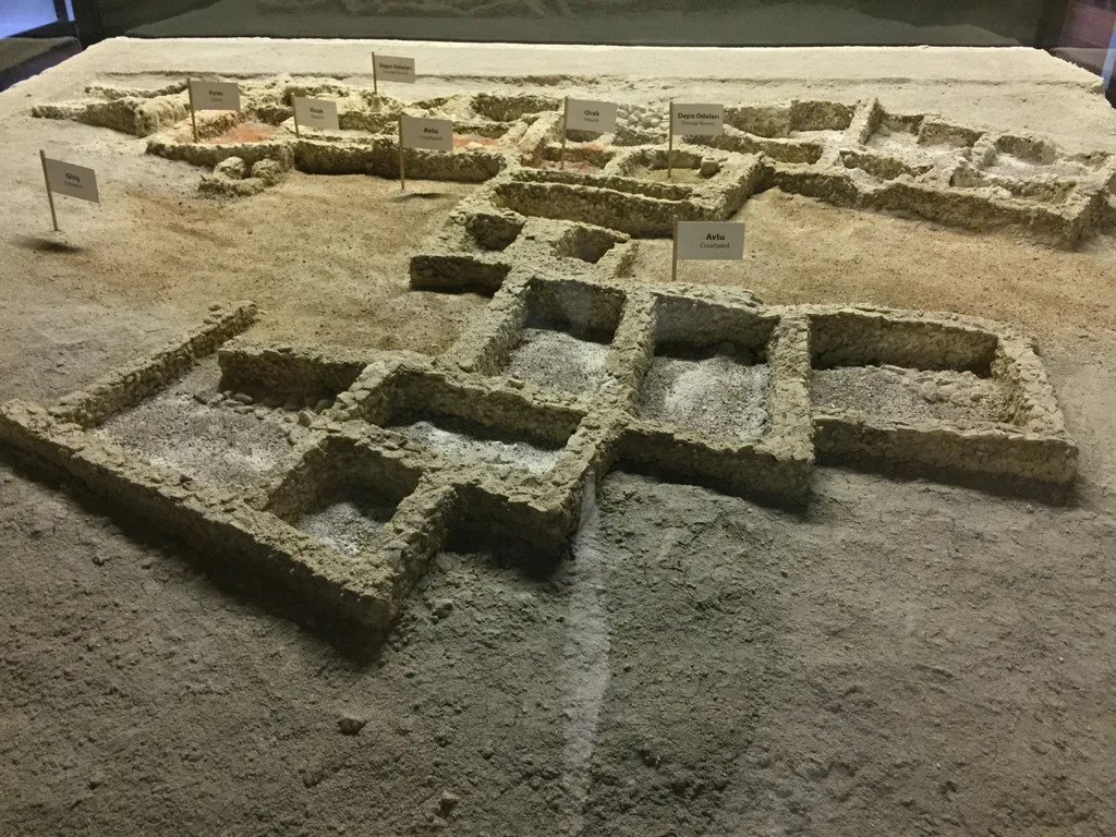 Çankırı Müzesi'nde sergilenen İnandıktepe yapısının maketi