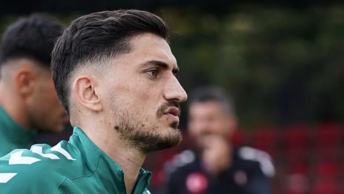 Çankırı FK takım kaptanı Hakan Olkan antrenmanda