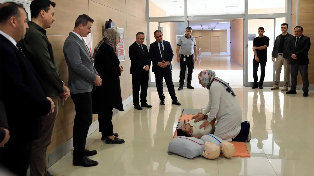 Çankırı Hükümet Konağında Hayati Tatbikat Düzenlendi