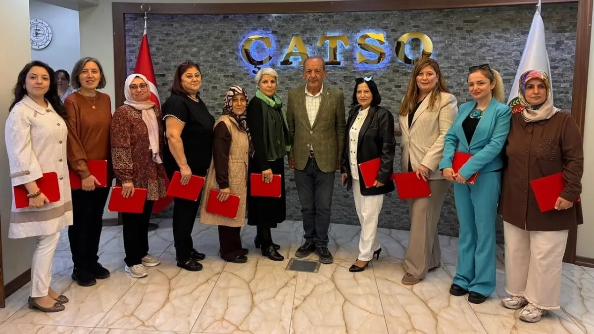 Çankırı kadın girişimcilere 2022-2026 dönemi için teşekkür plaketi verildi