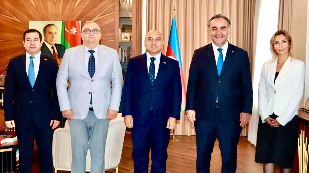 Çankırı Karatekin Üniversitesi ile Azerbaycan arasında akademik iş birliği görüşmesi