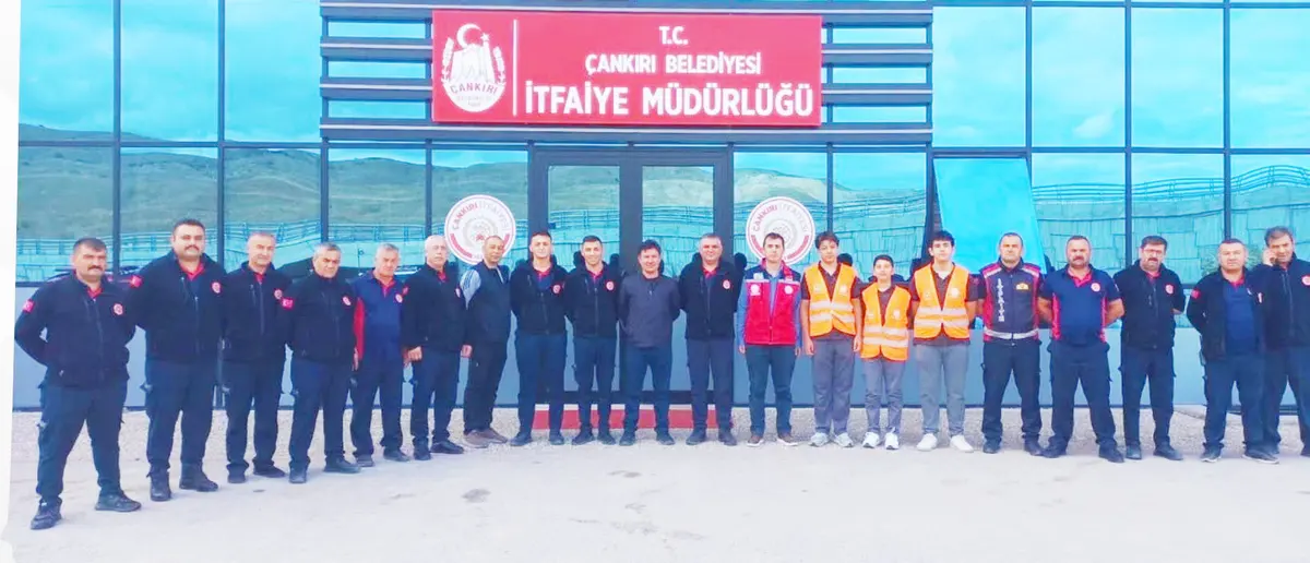 Çankırı MTAL öğrencileri itfaiyecilerin haftasını kutladı