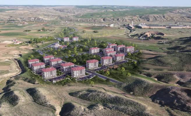Çankırı Aşağıpelitözü TOKİ konutları anahtar teslimi