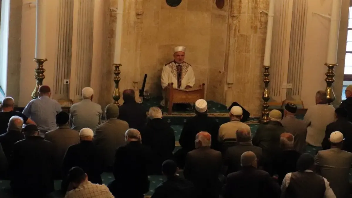 Çankırı Ulu Camii'nde din görevlileri ve hayır sahipleri için Mevlid-i Şerif okundu