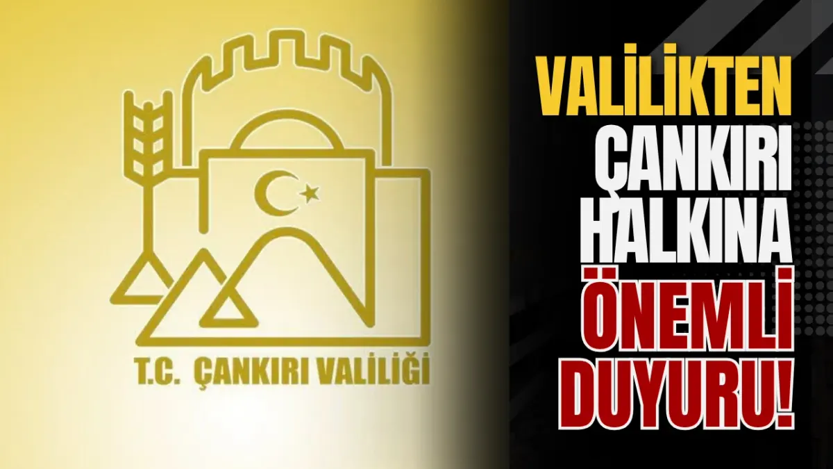 Çankırı Valiliği halk günü toplantısı düzenleyecek
