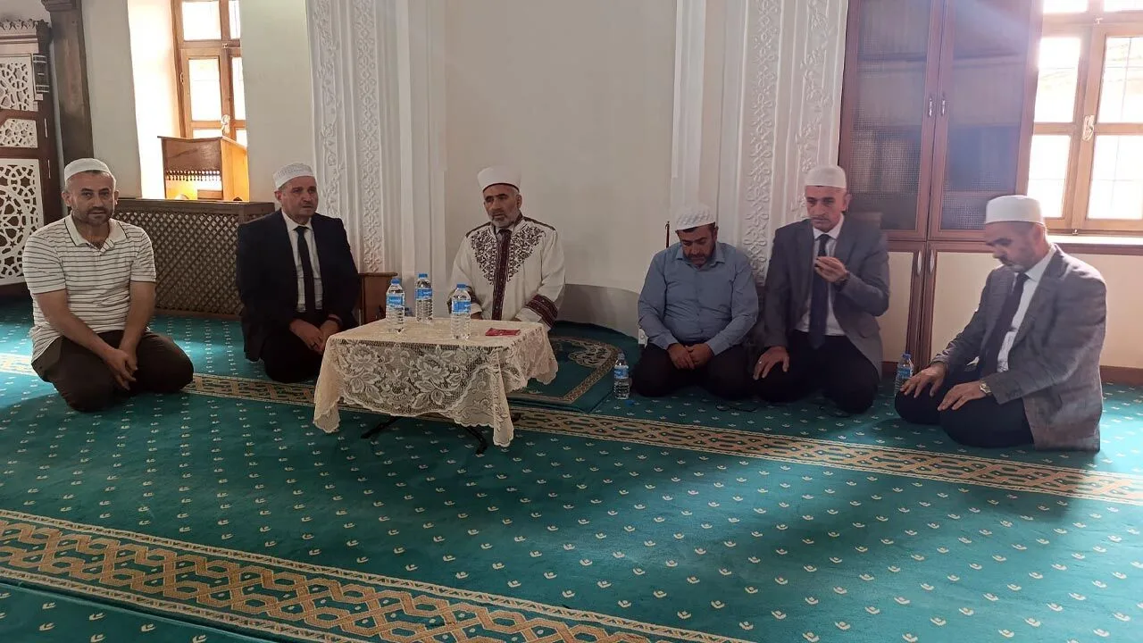 Çankırı'da Ahilik Haftası dolayısıyla Buğday Pazarı Camii'nde Mevlid-i Şerif okundu