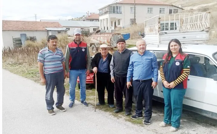 Çankırı'da Cuma Buluşmaları tarım sahasında devam ediyor