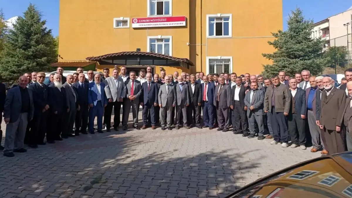 Çankırı'da din görevlileri buluşması Cemalettin Ferruh Kur'an Kursu'nda yapıldı