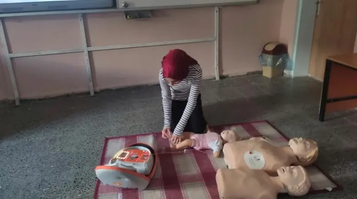 Çankırı'da hayat kurtaran ilk yardım bilgileri tazeleniyor