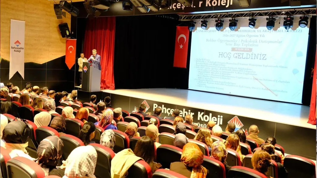 Çankırı'da rehber öğretmenler ve psikolojik danışmanlar sene başı toplantısında buluştu