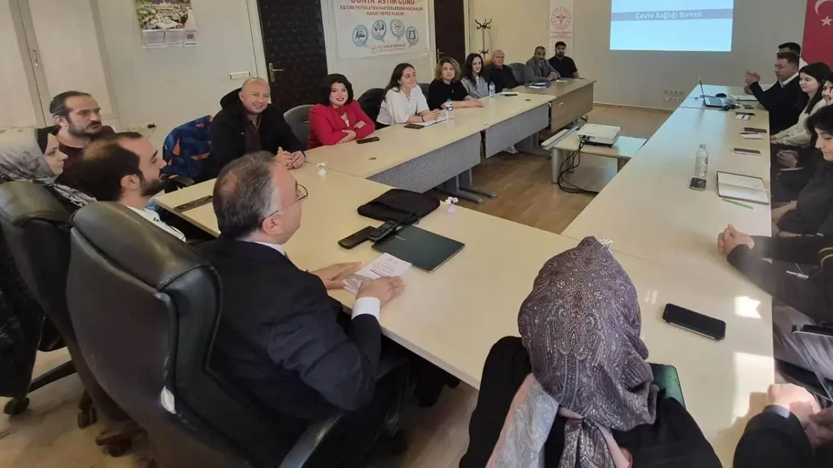 Çankırı'da su depoları ve klor ölçümleri için sağlık ekipleri toplandı