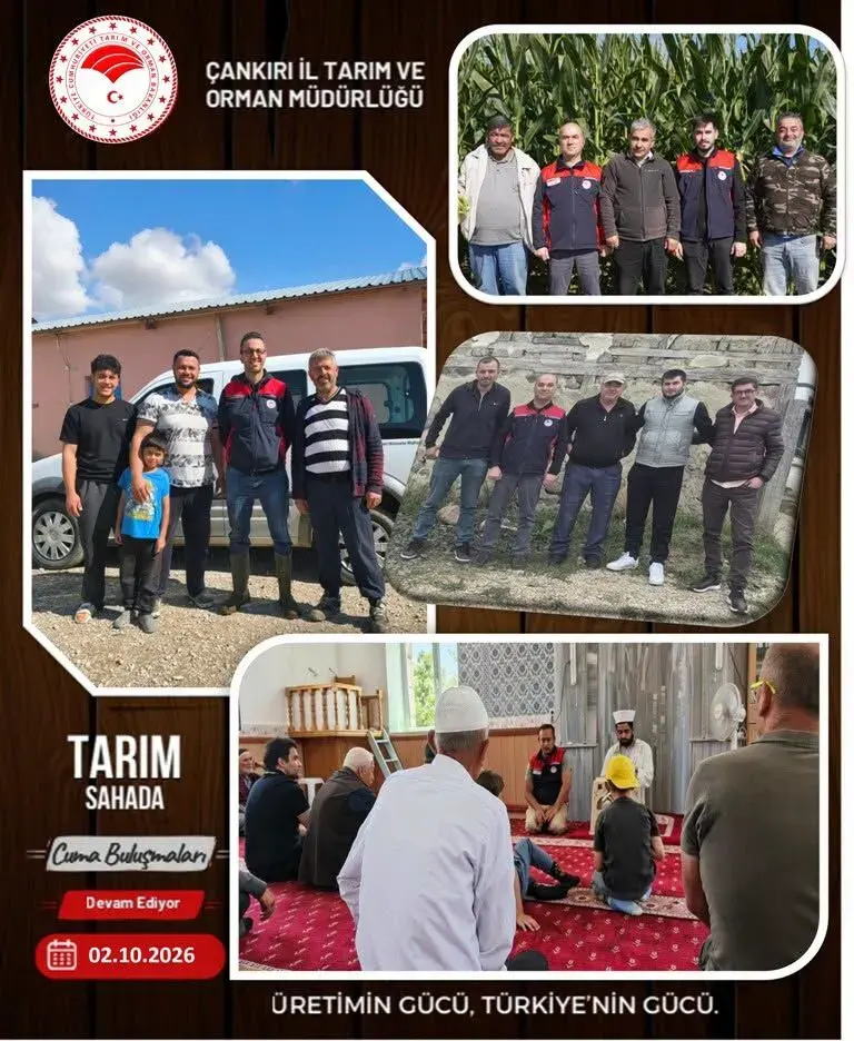 Çankırı'da tarım ekipleri sahada üreticilerle buluşuyor
