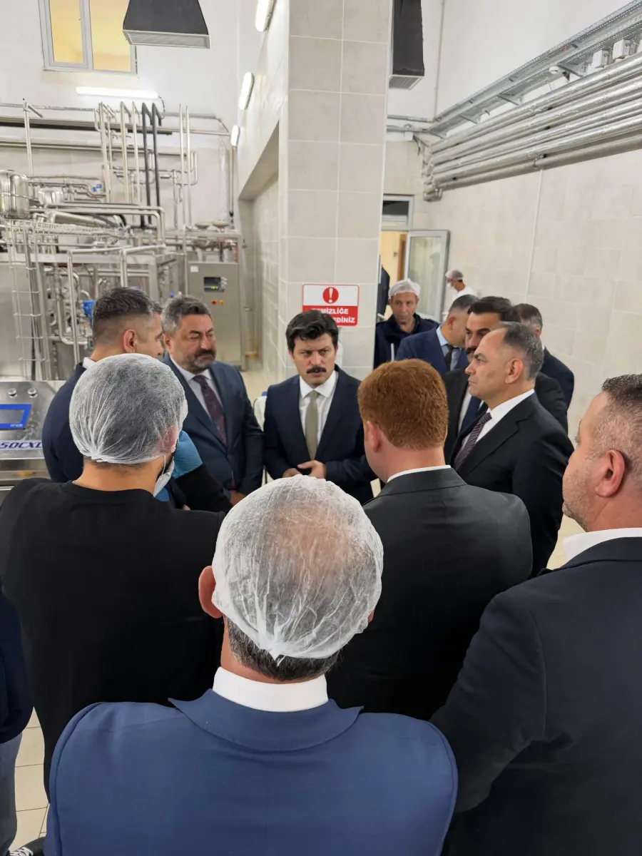 Çankırı'nın Orta ilçesindeki açık cezaevine kurulan süt işleme tesisi törenle hizmete girdi