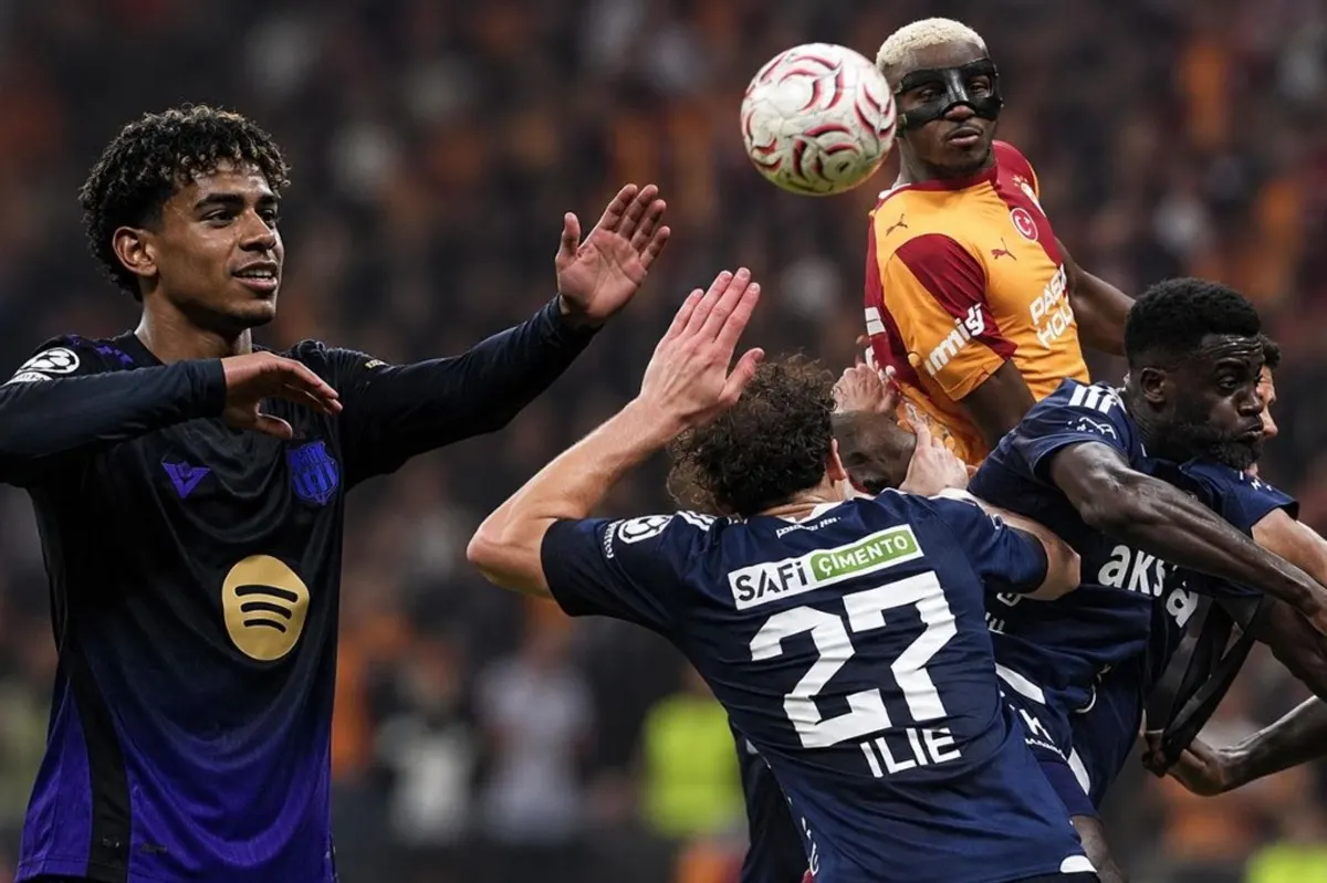 Galatasaray ve Barcelona yıldızları Victor Osimhen ile Lamine Yamal Şampiyonlar Ligi mücadelesinde
