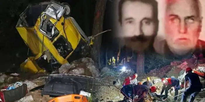 Konyaaltı'nda uçuruma yuvarlanan araçta 2 kişi öldü, 4 kişi yaralandı