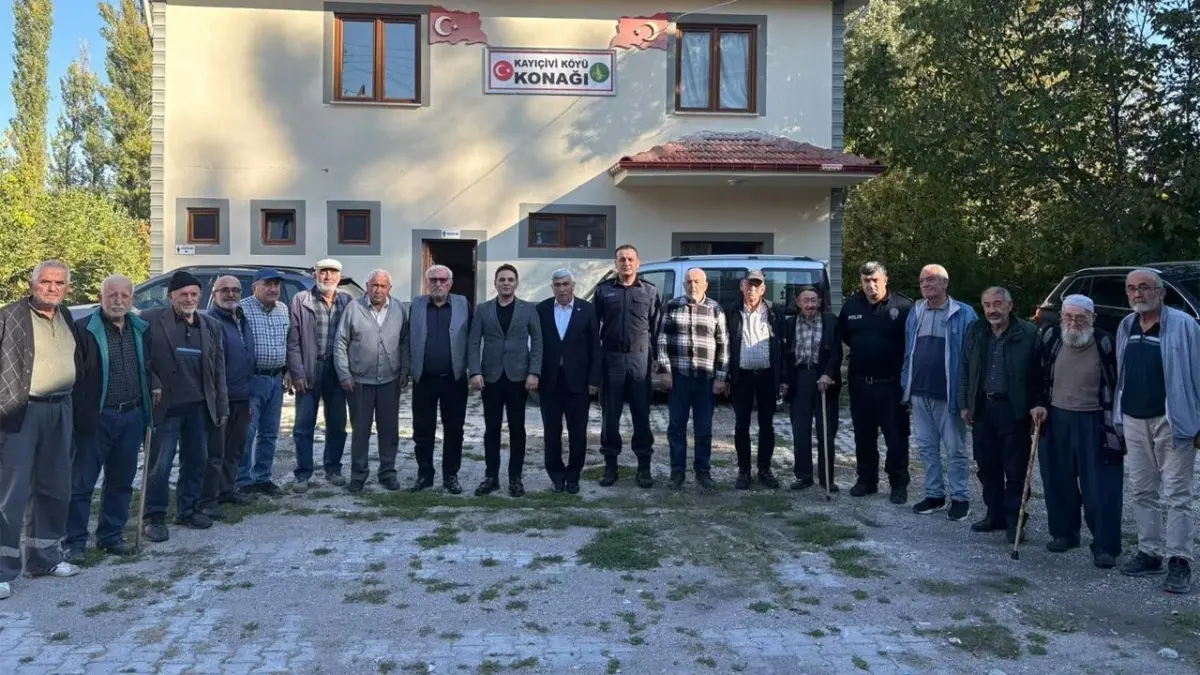 Korgun Kaymakamı Budak, Kayıçivi ve Kesecik köylerinde vatandaşları dinledi