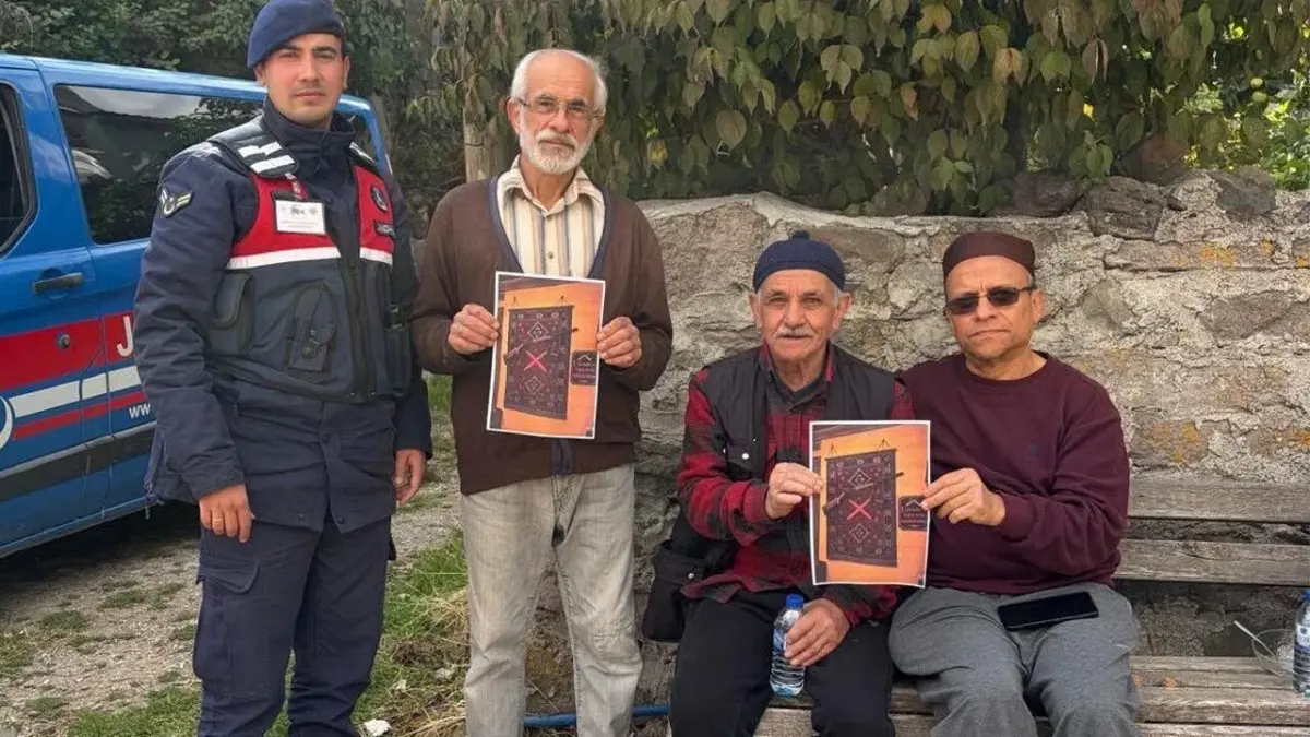 Korgun'da jandarma av tüfeği sahiplerini bilgilendirdi