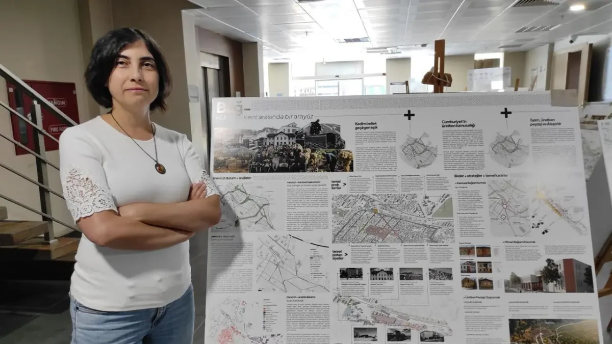 Manisa Alaşehir Belediyesi'nin kentsel tasarım yarışmasında ÇAKÜ ekibine mansiyon ödülü