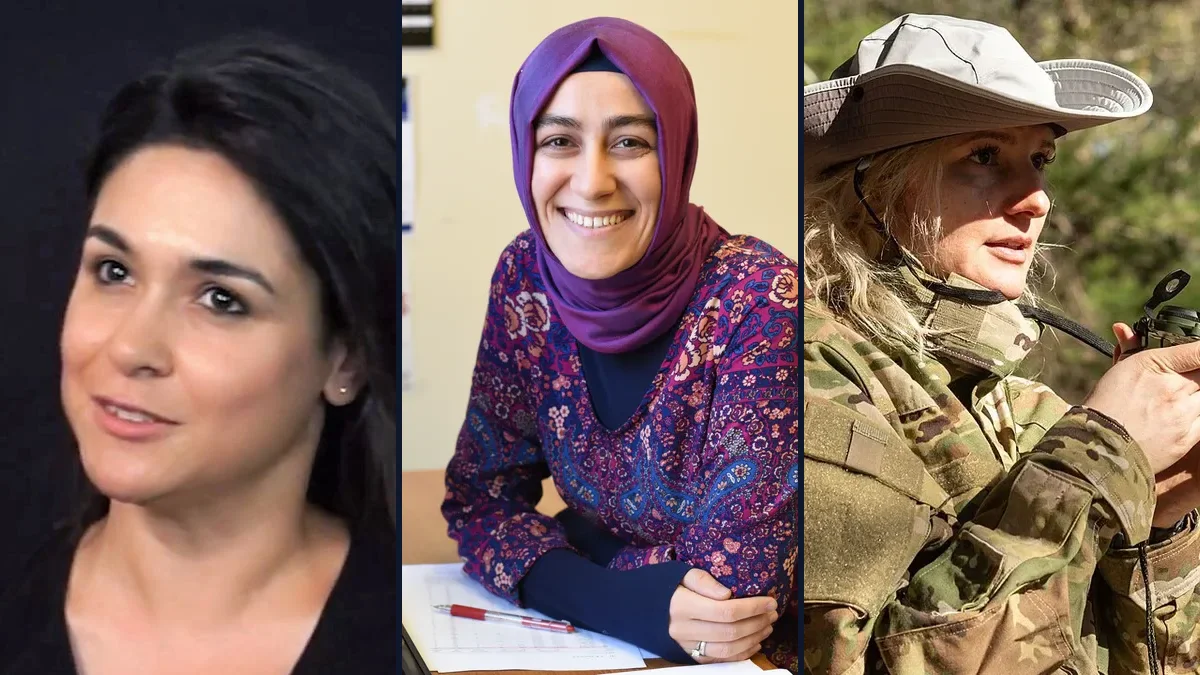 NASA'da görev yapan Türk bilim insanları Prof. Dr. Betül Kaçar, Dr. Burçin Mutlu Pakdil ve astronot Deniz Burnham