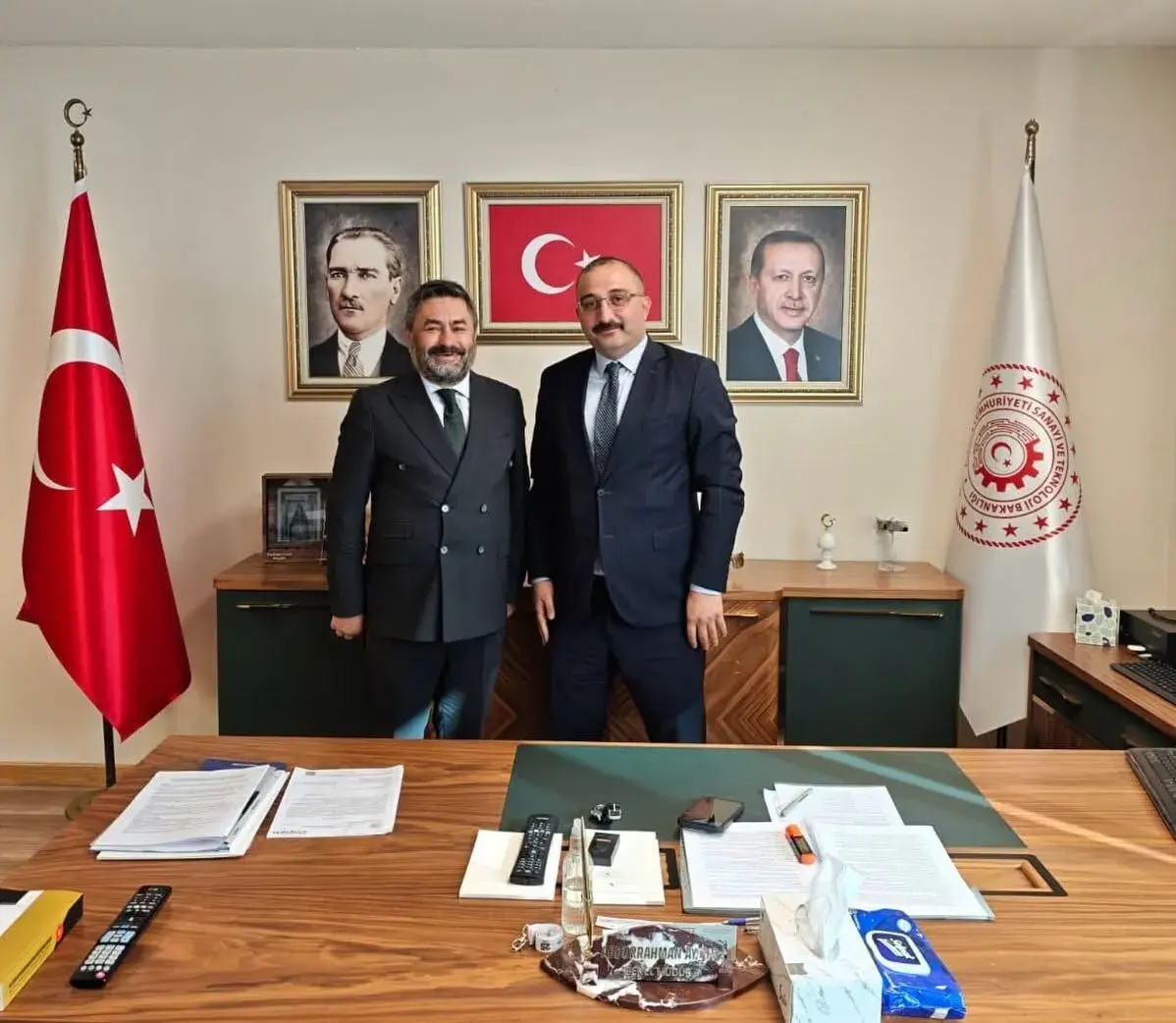 Orta OSB doğalgazı için Bezci, Aydın ile bir araya geldi
