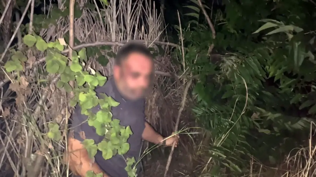 Polisten kaçtı çalılıklarda uyurken yakalandı