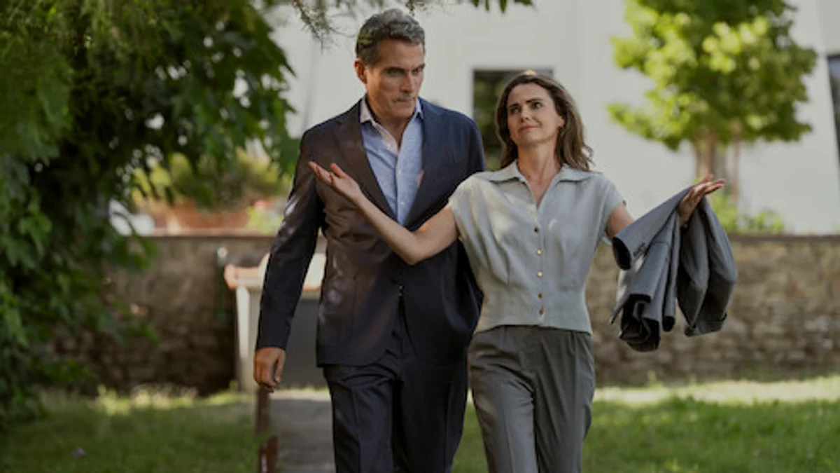 The Diplomat 4. sezonda Keri Russell (Kate Wyler) ve Rufus Sewell (Hal Wyler) İtalya sahnesinde