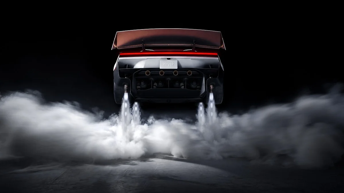 Yeni Tesla Roadster arka SpaceX soğuk gaz roket iticileri ateşleme anı